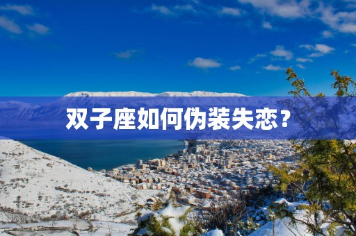 双子座如何伪装失恋？