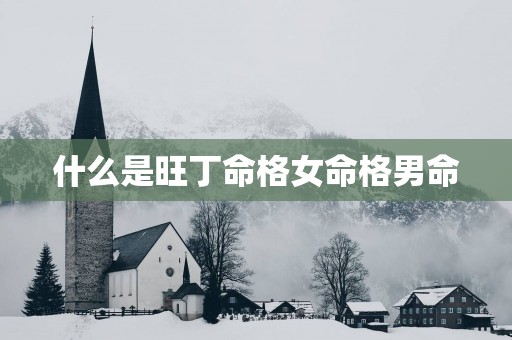 什么是旺丁命格女命格男命
