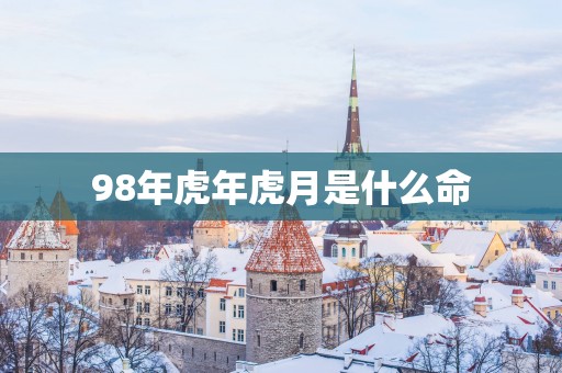 98年蛇年虎月是什么命