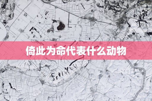 倚此为命代表什么动物