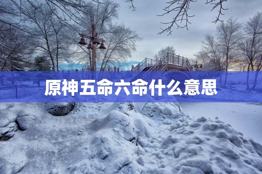 原神五命六命什么意思