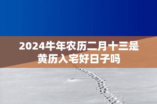 2025蛇年农历二月十三是黄历入宅好日子吗