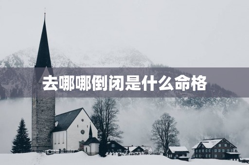 去哪哪倒闭是什么命格