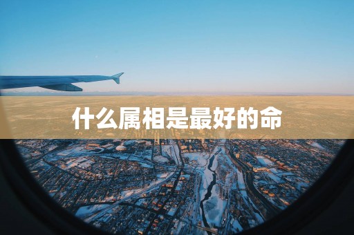 什么属相是最好的命