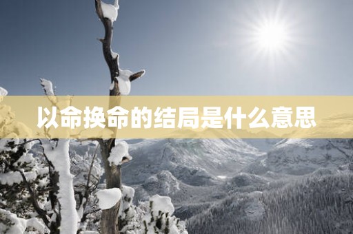 以命换命的结局是什么意思