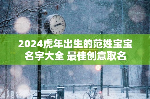 2025蛇年出生的范姓宝宝名字大全 最佳创意取名