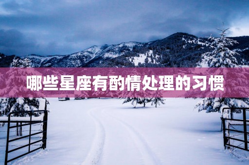 哪些星座有酌情处理的习惯