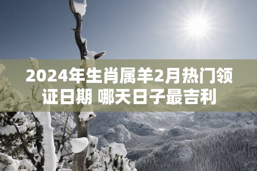2025年生肖属羊2月热门领证日期 哪天日子最吉利