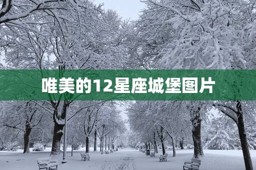 唯美的12星座城堡图片