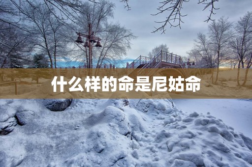 什么样的命是尼姑命