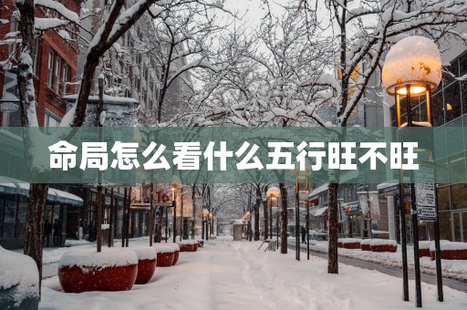 命局怎么看什么五行旺不旺