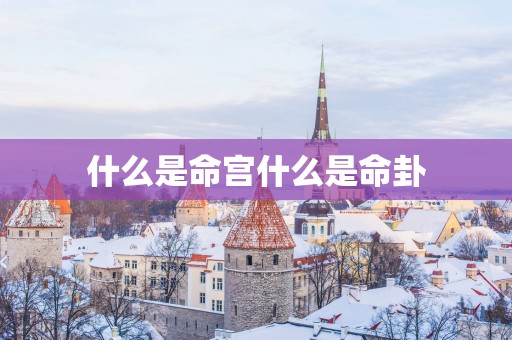 什么是命宫什么是命卦