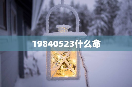 19840523什么命