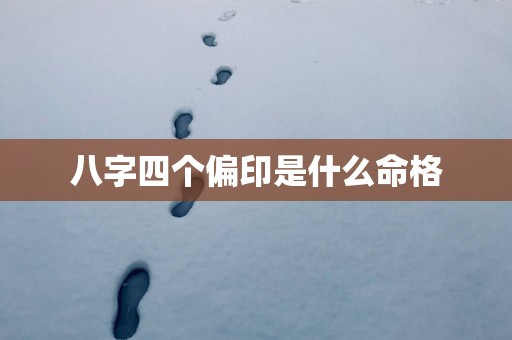 八字四个偏印是什么命格