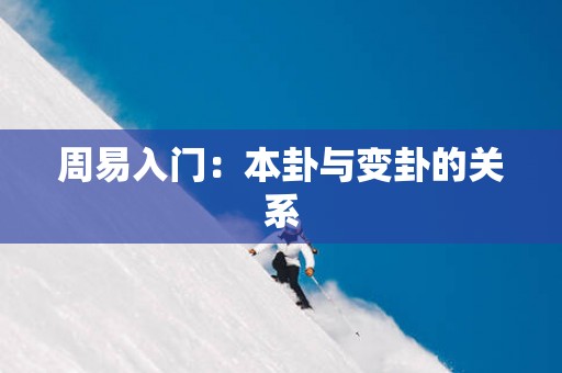 周易入门：本卦与变卦的关系