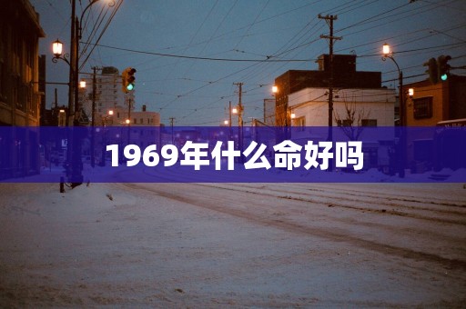 1969年什么命好吗