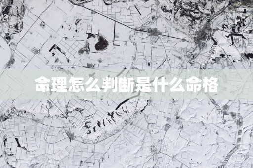 命理怎么判断是什么命格