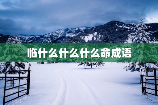 临什么什么什么命成语