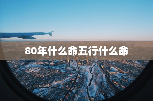 80年什么命五行什么命