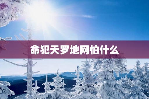 命犯天罗地网怕什么
