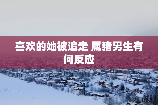 喜欢的她被追走 属猪男生有何反应