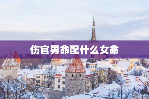 伤官男命配什么女命