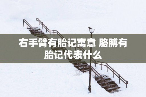 右手臂有胎记寓意 胳膊有胎记代表什么