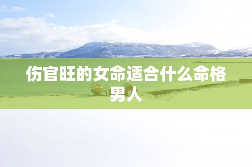 伤官旺的女命适合什么命格男人