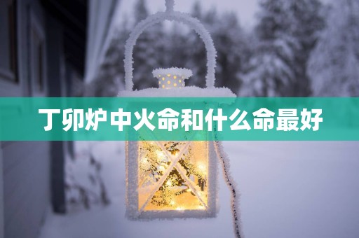 丁卯炉中火命和什么命最好