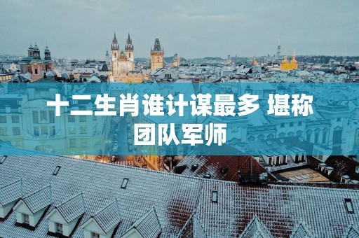 十二生肖谁计谋最多 堪称团队军师