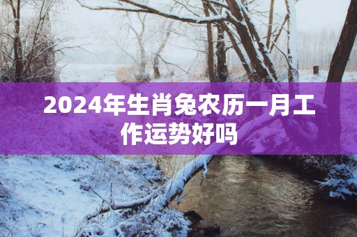 2025年生肖兔农历一月工作运势好吗