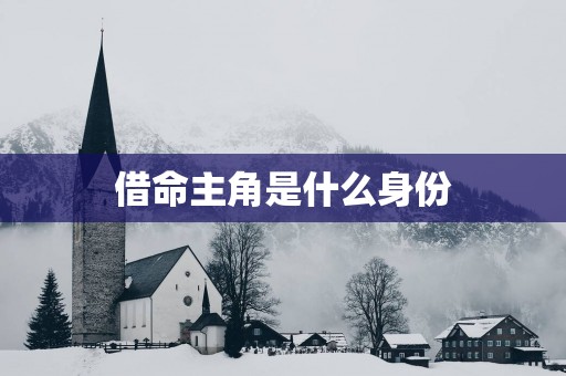 借命主角是什么身份
