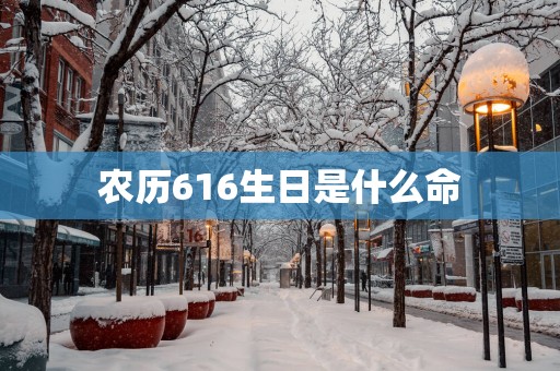 农历616生日是什么命