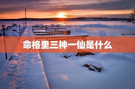 命格里三神一仙是什么