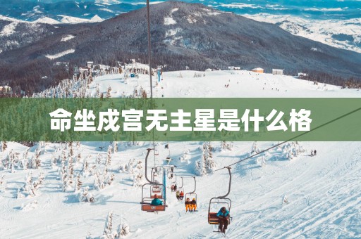 命坐戍宫无主星是什么格