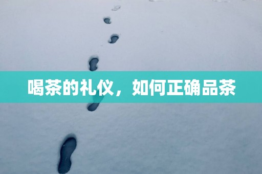 喝茶的礼仪，如何正确品茶