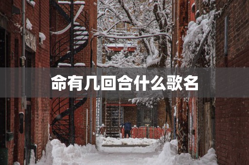命有几回合什么歌名