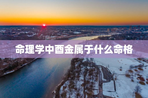 命理学中酉金属于什么命格