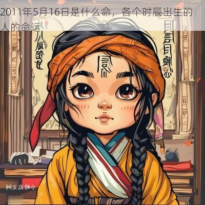 2011年5月16日是什么命，各个时辰出生的人的命运