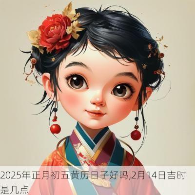 2026年正月初五黄历日子好吗,2月14日吉时是几点