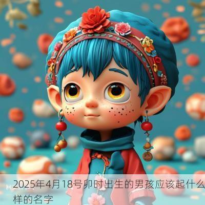 2025年4月18号卯时出生的男孩应该起什么样的名字