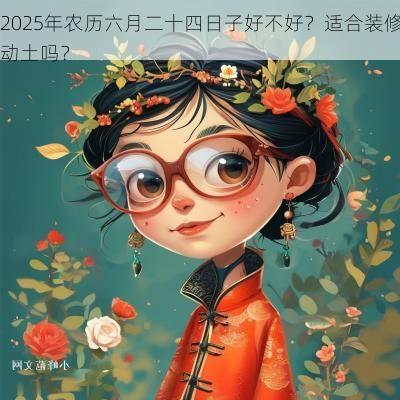 2025年农历六月二十四日子好不好？适合装修动土吗？