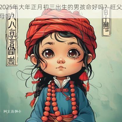 2025年大年正月初三出生的男孩命好吗？旺父母吗？