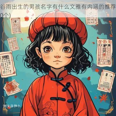 谷雨出生的男孩名字有什么文雅有内涵的推荐(80个)