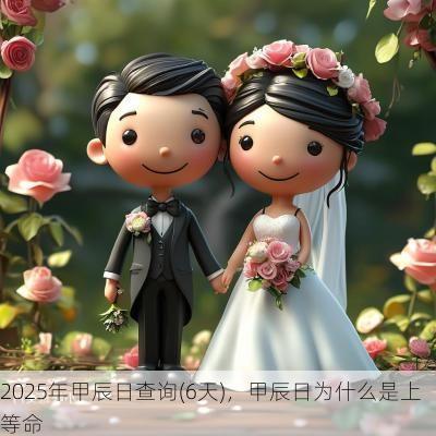 2025年甲辰日查询(6天)，甲辰日为什么是上等命