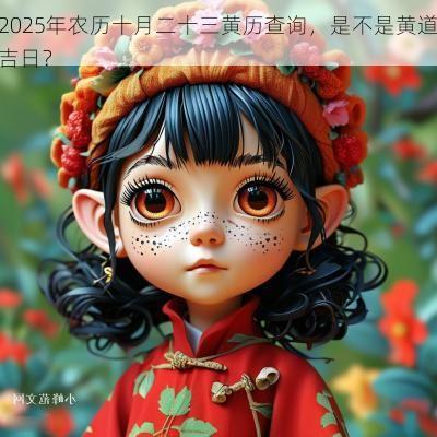 2025年农历十月二十三黄历查询，是不是黄道吉日？