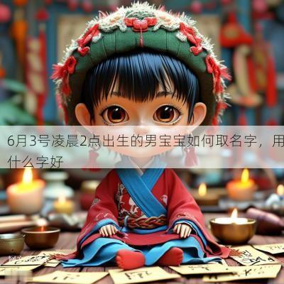 6月3号凌晨2点出生的男宝宝如何取名字,用什么字好 6月3号凌晨2点出生的男宝宝如何取名字,用什么字好