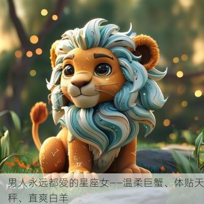男人永远都爱的星座女——温柔巨蟹、体贴天秤、直爽白羊 男人永远都爱的星座女——温柔巨蟹、体贴天秤、直爽白羊