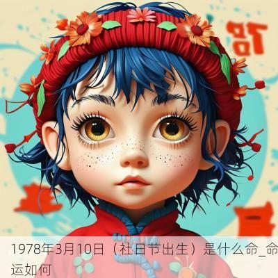 1978年3月10日（社日节出生）是什么命_命运如何