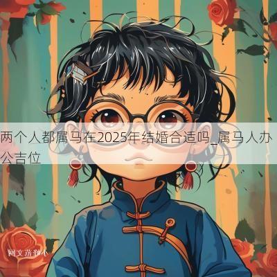 两个人都属马在2025年结婚合适吗_属马人办公吉位